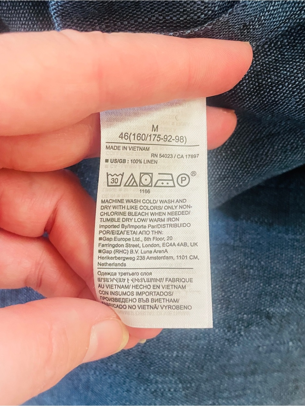 Banana Republic Cruz Indigo Blue Linen Maxi Dress - Picture 8 of 9